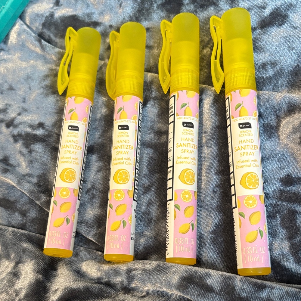 Lemon Scented Hand Sanitizer Spray